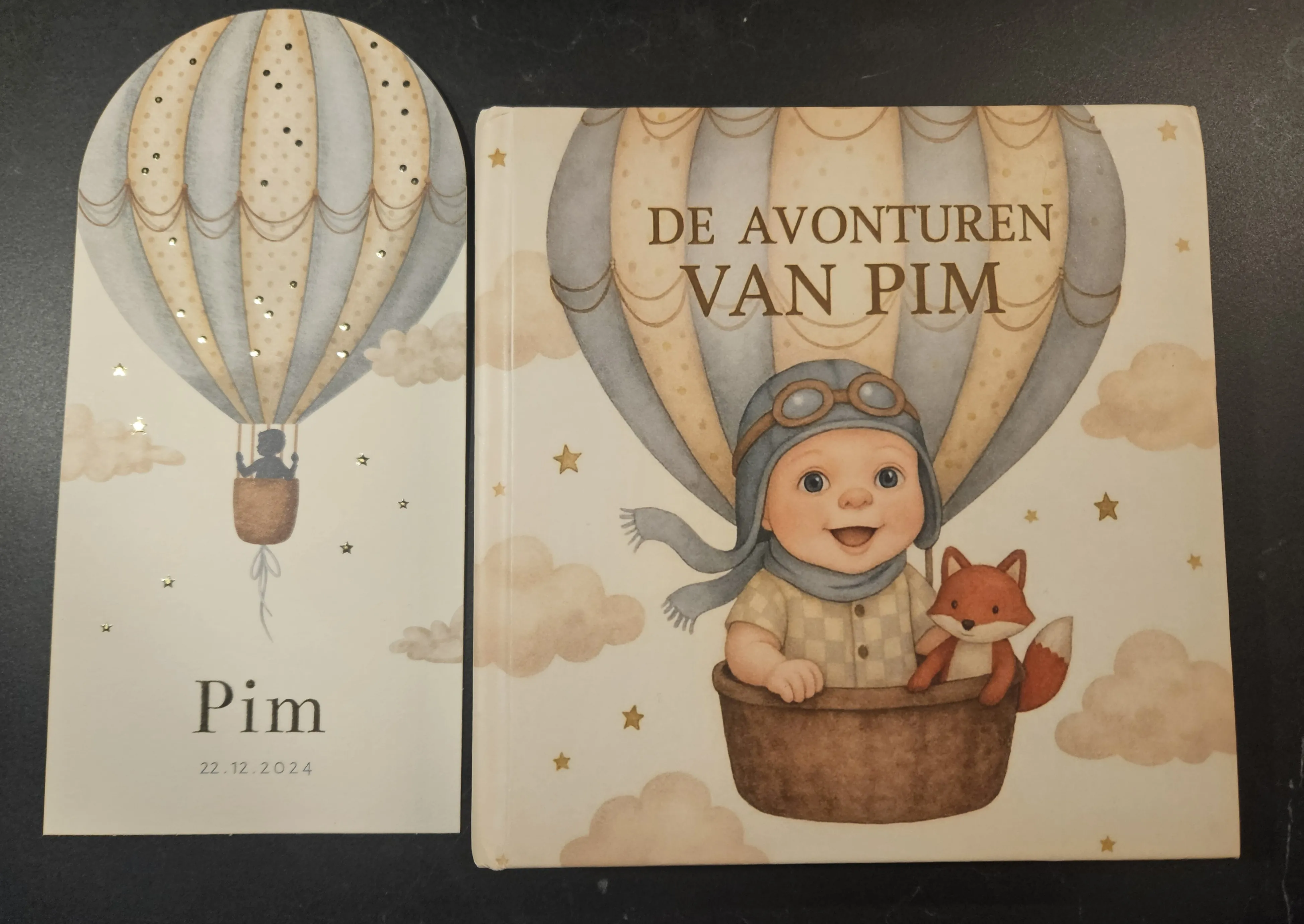 Photo of Pim's book on the bookshelf