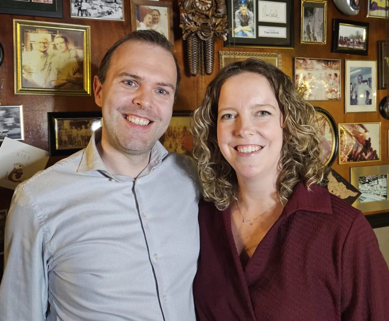 Wouter Ouwens en Lisa Kasius samen tijdens de periode waarin BoekjesAtelier werd opgebouwd