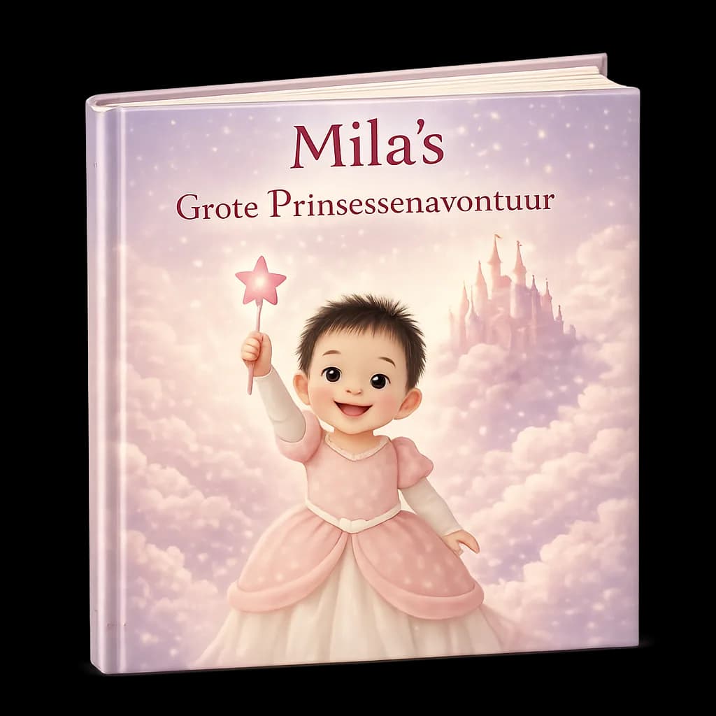 Mila's grote prinsessenavontuur - gepersonaliseerd kinderboek