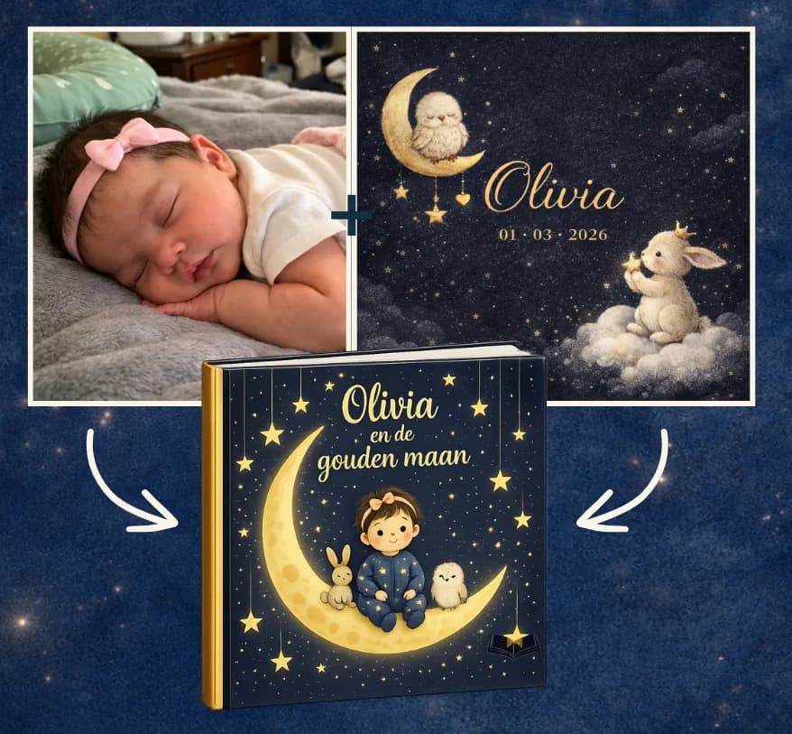 Fully personalized children's book for Olivia
