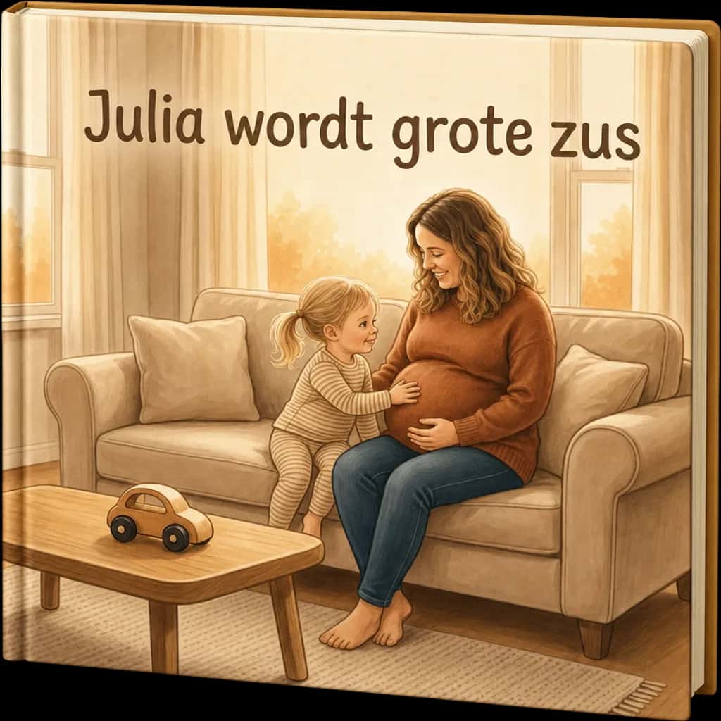 Het gepersonaliseerde grote zus boekje van Julia