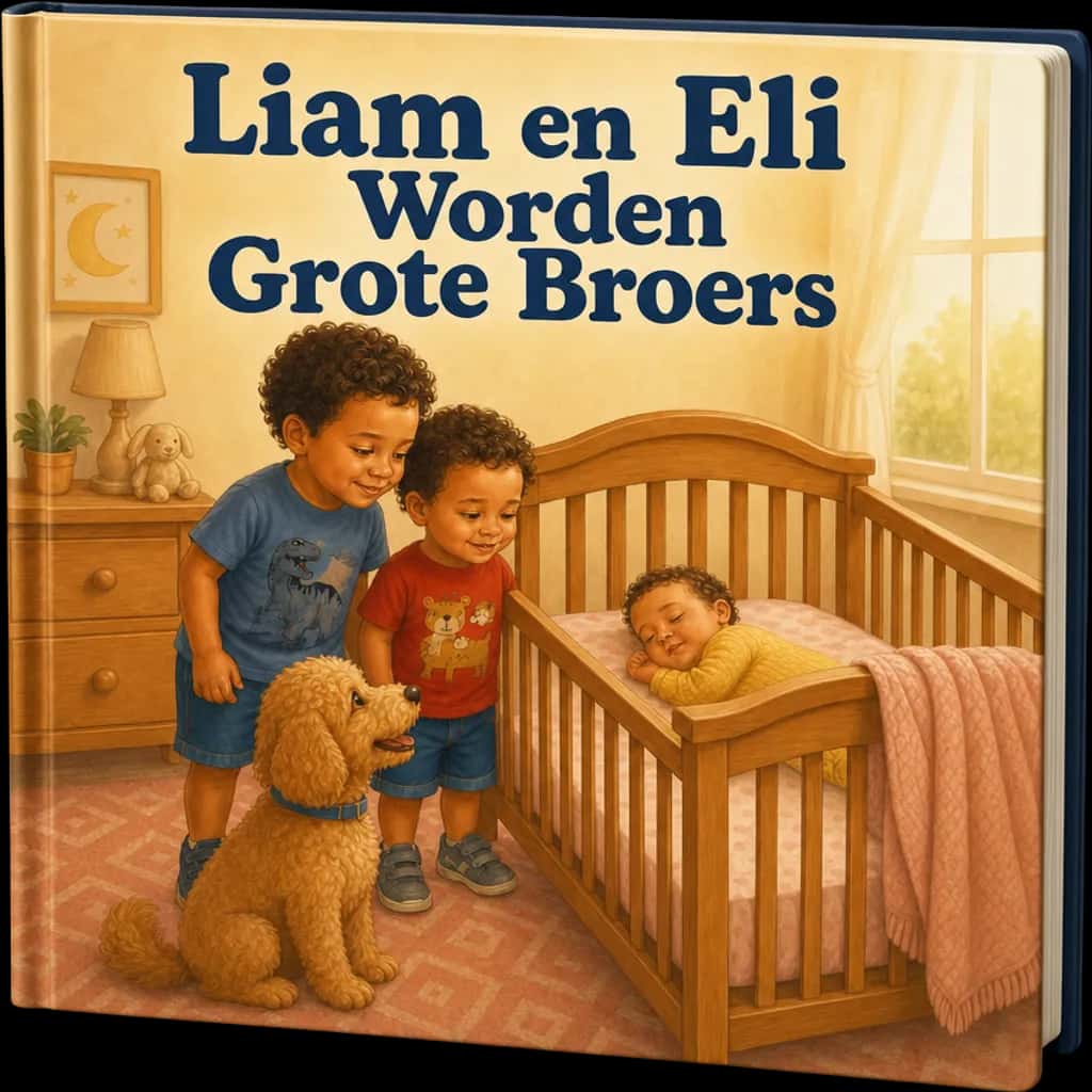 Het gepersonaliseerde boekje Liam en Eli worden grote broers