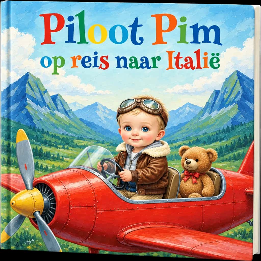 Omslag van Piloot Pim op reis naar Italië
