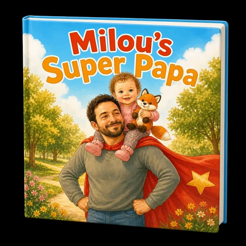 Het gepersonaliseerde boekje Milou's Super Papa