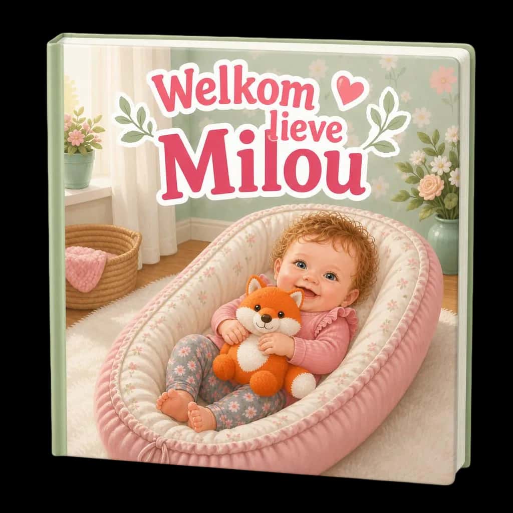 Het gepersonaliseerde boekje Welkom lieve Milou